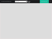 Tablet Screenshot of demo.zigzagpress.com